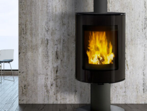 VisionLINE Spin Freestanding Wood Heater